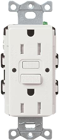Lutron Tamper-Resistant Self Testing GFCI Receptacles - Satin Color 20A 125V | SCR-20-GFST-XX