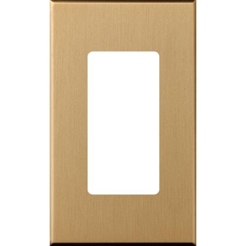 Lutron Nova T Single-Gang Wall Plate for Small Accessories | NT-R3-NFB