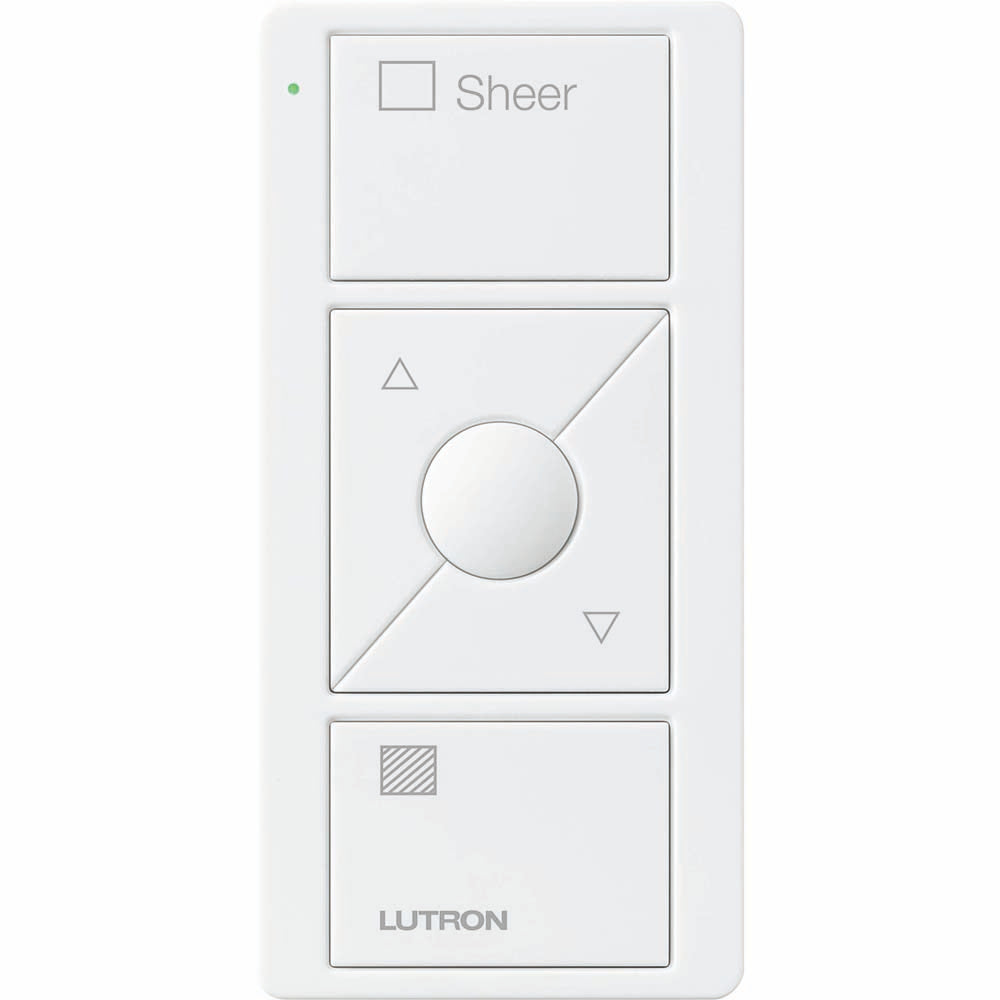 Lutron Pico Wireless Control 3-button with Raise/Lower, for Shades (Icon + Sheer Text) PJ2-3BRL-GXX-S04 | PJ2-3BRL-GBL-S04