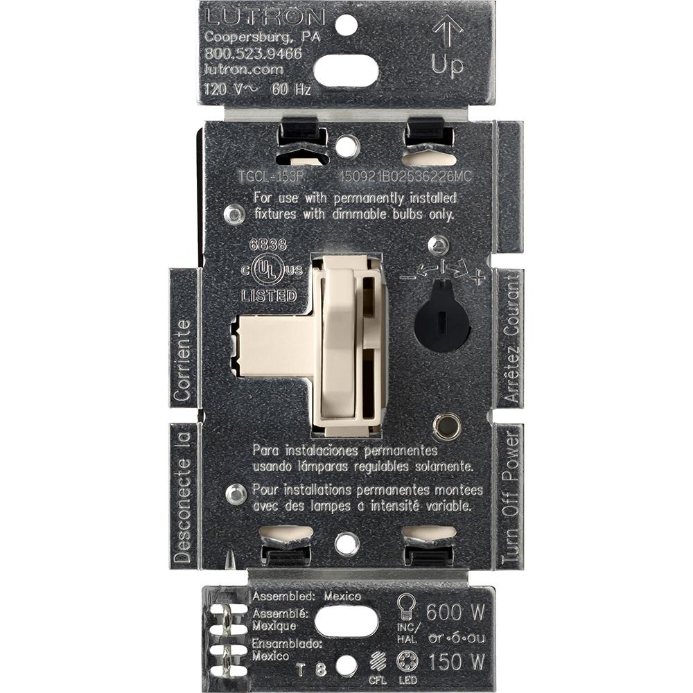 Lutron Ariadni LED+ Dimmer Switch 150W LED  /  600W Inc / Hal Single-Pole / 3-Way | AYCL-153P