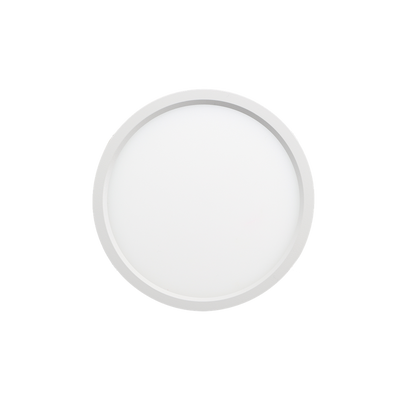 Reno Sol - 9" Slim Surface Round 18W | 1150Lm | Selectable CCT 27/30/35/40/50K | 120V | White Finish | RENO-S9R-MCCT / R31103