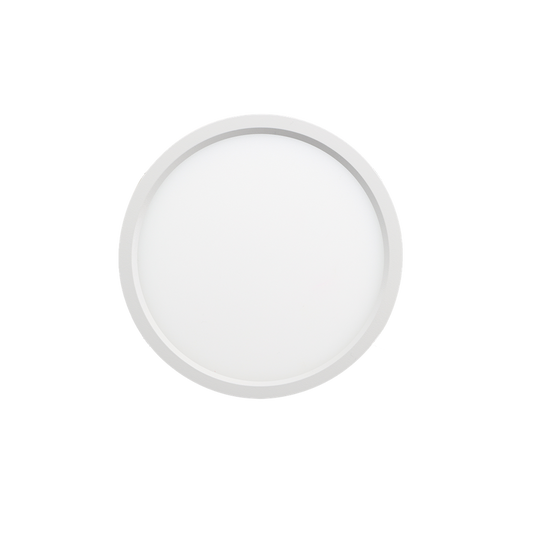 Reno Sol - 9" Slim Surface Round 18W | 1150Lm | Selectable CCT 27/30/35/40/50K | 120V | White Finish | RENO-S9R-MCCT / R31103