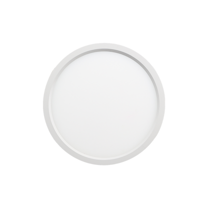 Reno Sol - 12" Slim Surface Round 22W | 1450Lm | Selectable CCT 27/30/35/40/50K | 120V | White Finish | RENO-S12R-MCCT / R31104