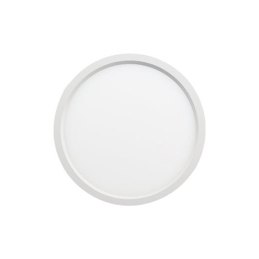 Reno Sol - 12" Slim Surface Round 22W | 1450Lm | Selectable CCT 27/30/35/40/50K | 120V | White Finish | RENO-S12R-MCCT / R31104