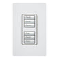 Lutron RadioRA 2 Wall-mount Designer Keypads (3 Button dual group) | RRD-W3BD-XX
