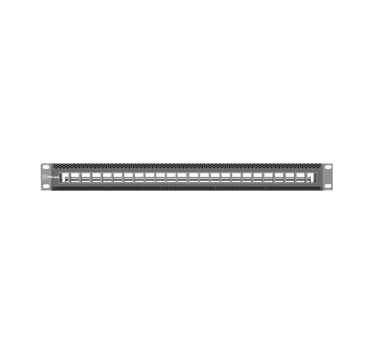 Grid 24-Port Rackmount Patch Panel | Cat6/Cat6e/Cat6A Structured Cabling | POEJKPP6-24