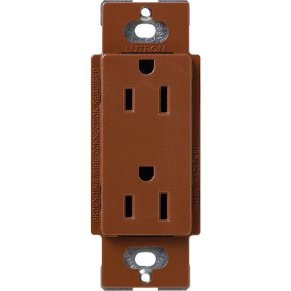 Lutron Tamper-Resistant Receptacles - Satin Color 15A 125V | SCRS-15-TR-XX
