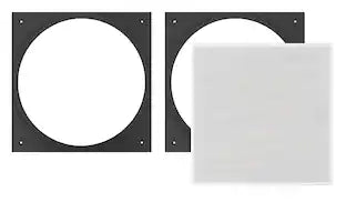 Sonance 8in Square Adapter with Grille Pair | C8SQAWW1