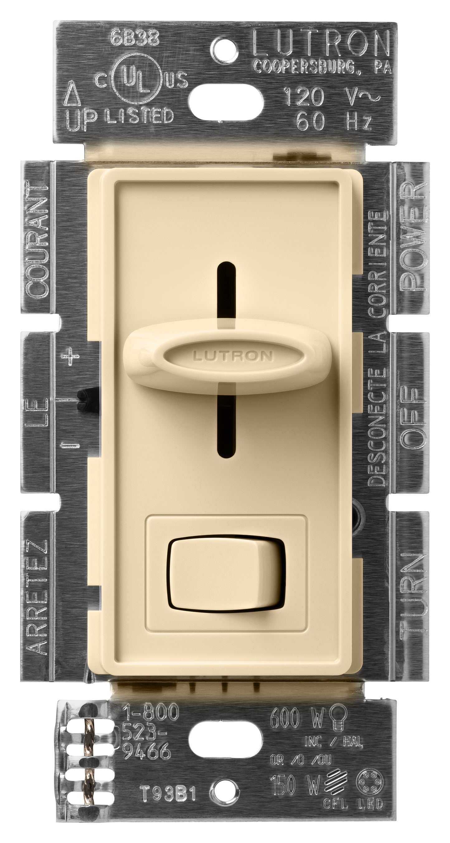 Lutron Skylark LED+ Dimmer Switch 150W LED / 600W Inc/Hal 120V Single-Pole/3-Way | SCL-153P