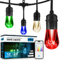 Product Display Visual of the SKU: '66876 for Marketing of theJascoPro Series Wi-Fi LED Vintage Café Lights, 24 Bulbs | 66876