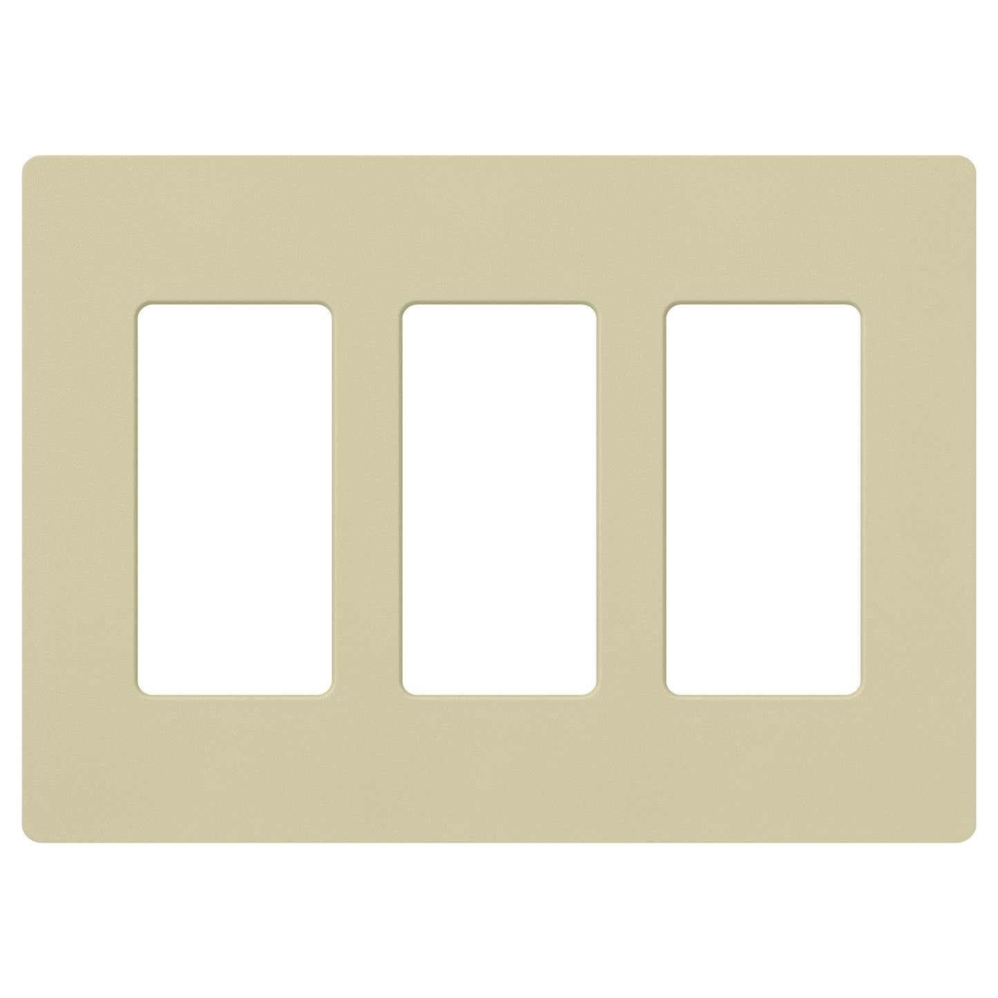 Lutron Claro 3-Gang Screwless Wall Plate | SC-3