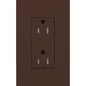 Lutron New Architectural 15A Tamper-Resistant Duplex Receptacle, Wall Plate Not Included, Matte Finish | LTR-15-TR