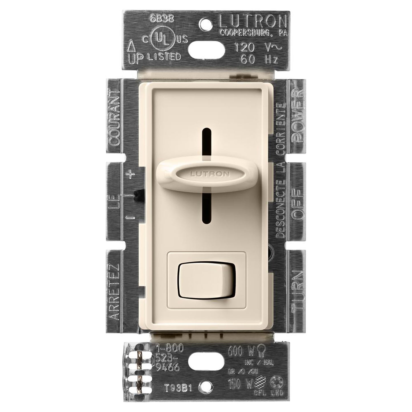 Lutron Skylark LED+ Dimmer Switch 150W LED / 600W Inc/Hal 120V Single-Pole/3-Way | SCL-153P