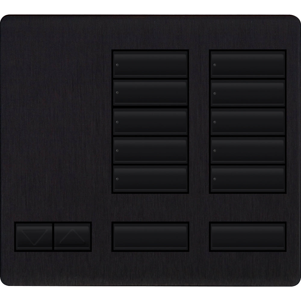 Replacement Faceplate for Lutron HomeWorks Tabletop 10 Button Keypad | LFK-T10RL