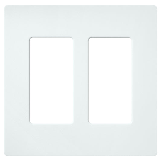 Lutron Claro 2-Gang Screwless Wall Plate | SC-2
