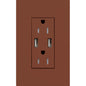 Lutron New Architectural 15A Tamper-Resistant USB-A Duplex Receptacle, Self-Testing, Wall Plate Not Included, Matte Finish, NTR-15-UBTR