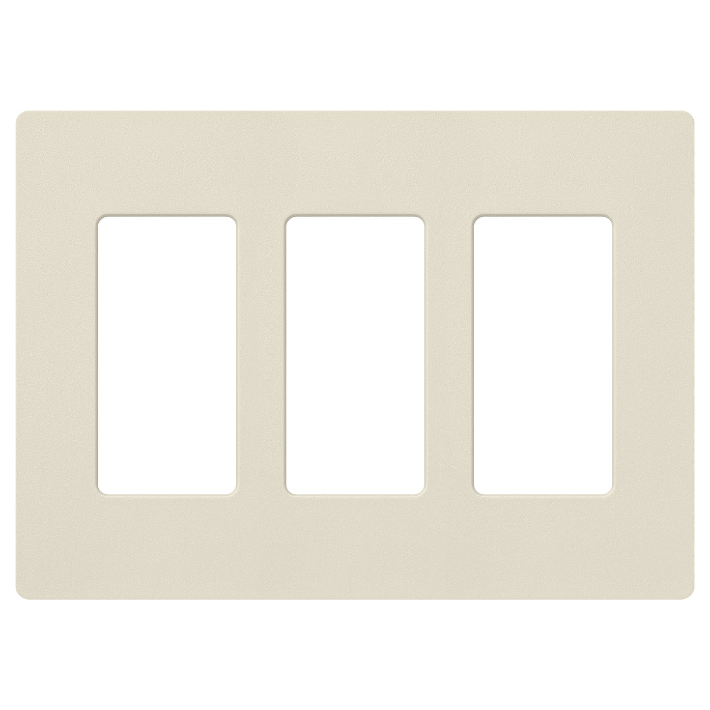 Lutron Claro 3-Gang Screwless Wall Plate | SC-3