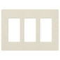 Lutron Claro 3-Gang Screwless Wall Plate | SC-3