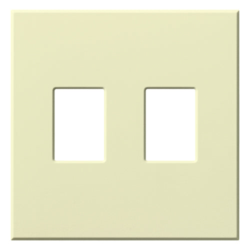 Lutron Vareo 2-Gang Architectural Wall Plate For Nova T Dimmers and Switches | VWP-2