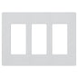 Lutron Claro 3-Gang Screwless Wall Plate | SC-3
