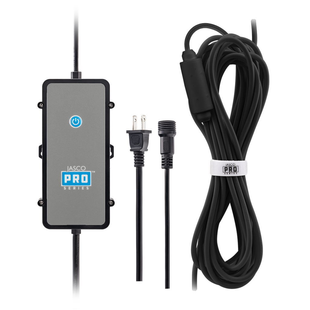 JascoPro Series Under Eave Light Power Supply, Black | 84428
