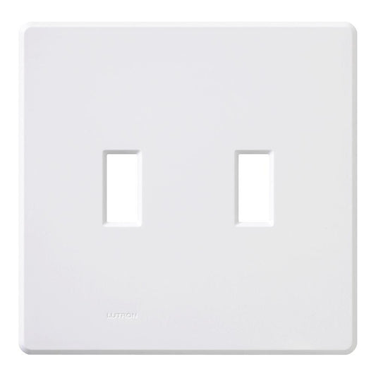 Lutron Fassada Fashion Wall Plate | Traditional Toggle Opening | Matte Finish | FW