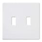 Lutron Fassada Fashion Wall Plate | Traditional Toggle Opening | Matte Finish | FW