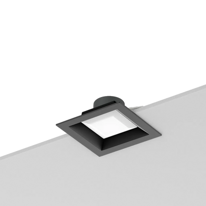 Reno Zeta - 8" Square Commercial Downlight - Selectable Wattage 15/20/25/30/35W - Selectable CCT 2700/3000/3500/4000/5000K - 120-347V - 3-in-1 Dimming | RENO-DL8-MW-DV-MCCT-SQ