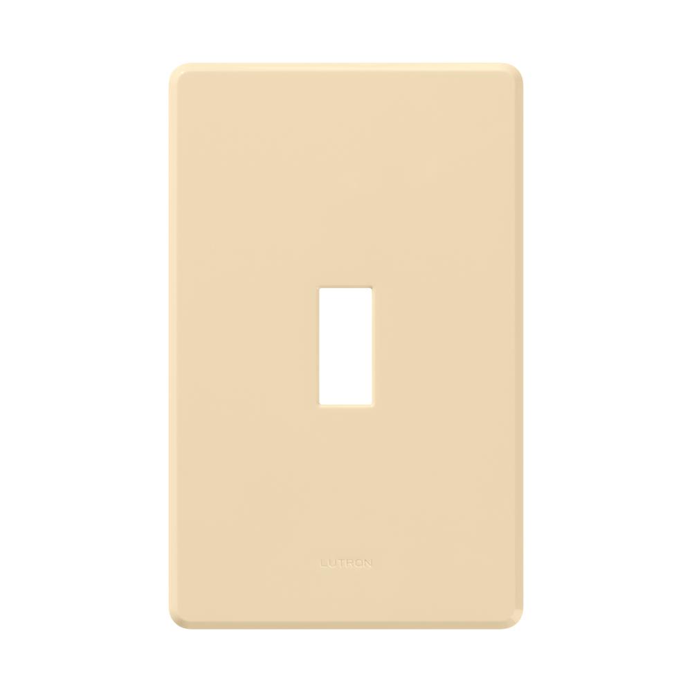 Lutron Fassada Fashion Wall Plate | Traditional Toggle Opening | Matte Finish | FW