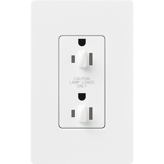 Lutron Dual Dimming Tamper-Resistant Receptacles - Satin Color 15A 120/125V | SCR-15-DDTR-XX
