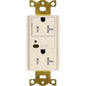 Lutron Vive Wireless Receptacle - 20A Split-Switching (Half) Tamper-Resistant | CAR2S-20-STR