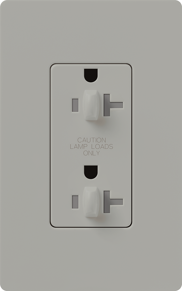 Lutron Dual Dimming Tamper-Resistant Receptacles - 20A 120/125V | CAR-20-DDTR-XX