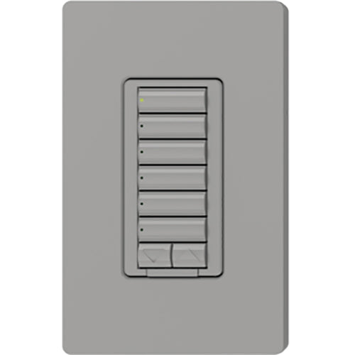 Lutron RadioRA 2 Wall-mount Designer Keypads (6 Button with Raise/Lower) | RRD-W6BRL-XX