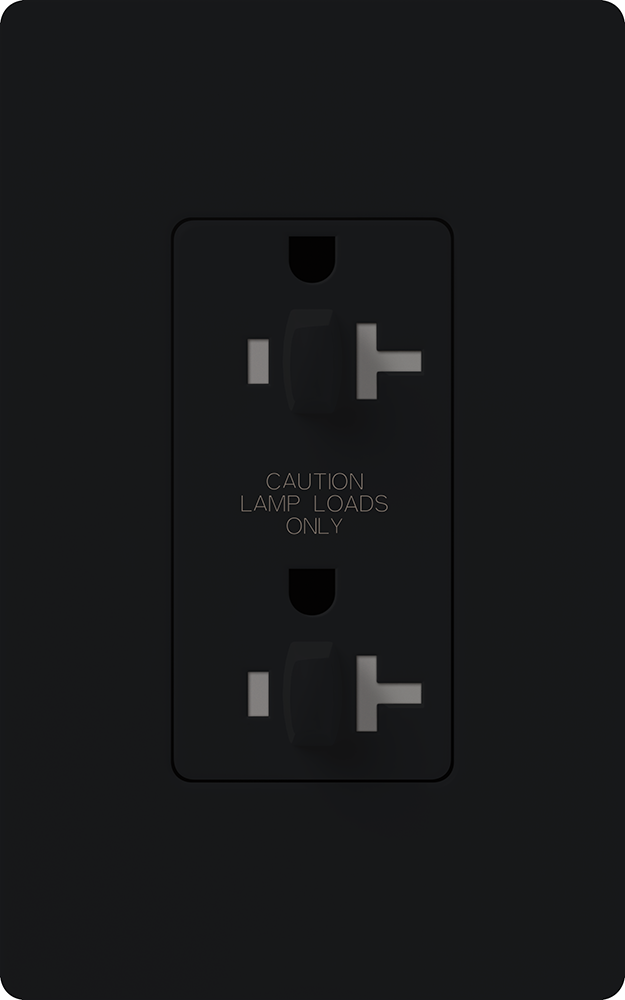 Lutron Dual Dimming Tamper-Resistant Receptacles - 20A 120/125V | CAR-20-DDTR-XX