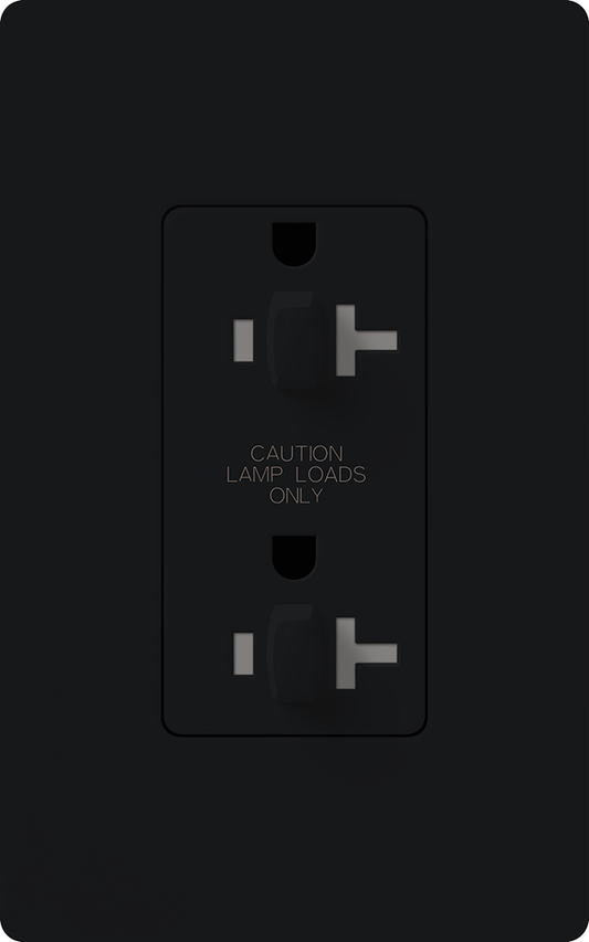 Lutron Dual Dimming Tamper-Resistant Receptacles - 20A 120/125V | CAR-20-DDTR-XX