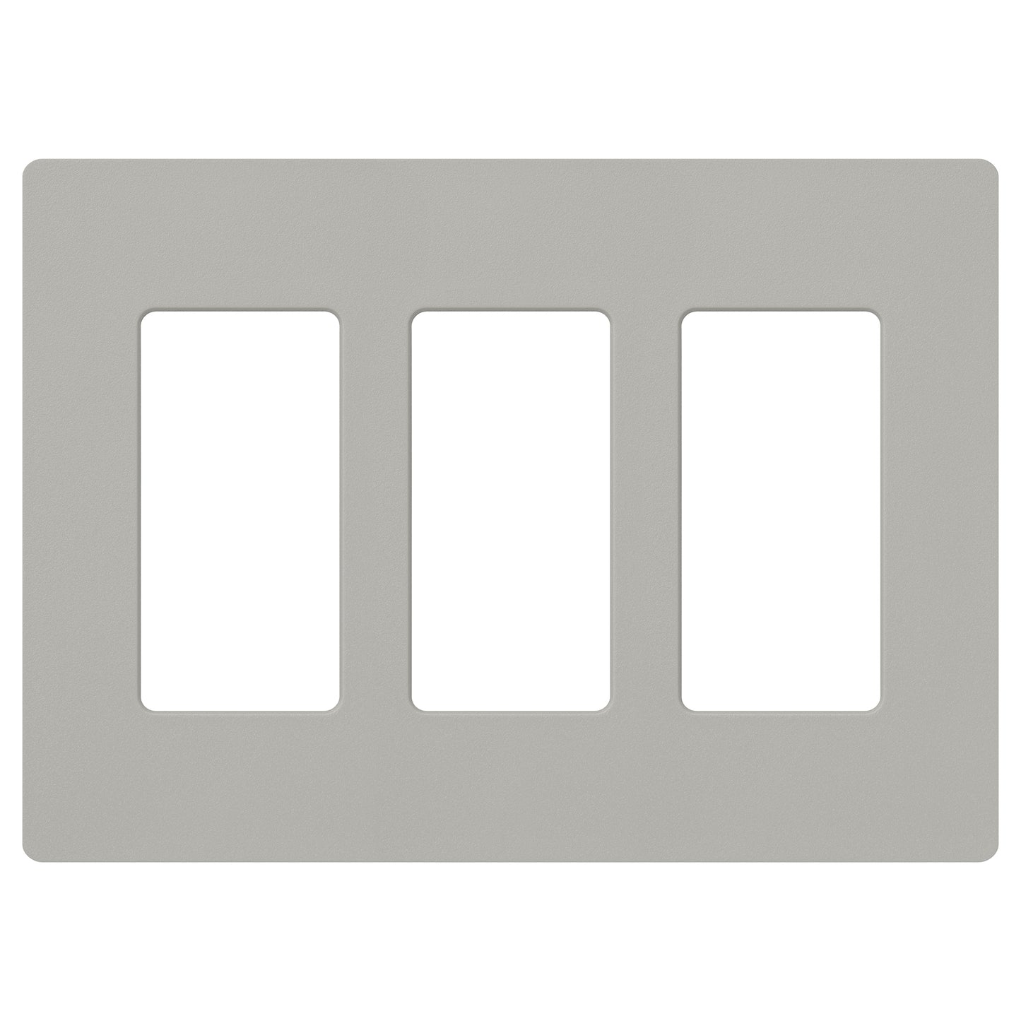 Lutron Claro 3-Gang Screwless Wall Plate | SC-3