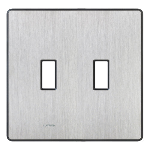 Lutron Fassada 2-Gang Wall Plate - Traditional Toggle Opening |FG-2