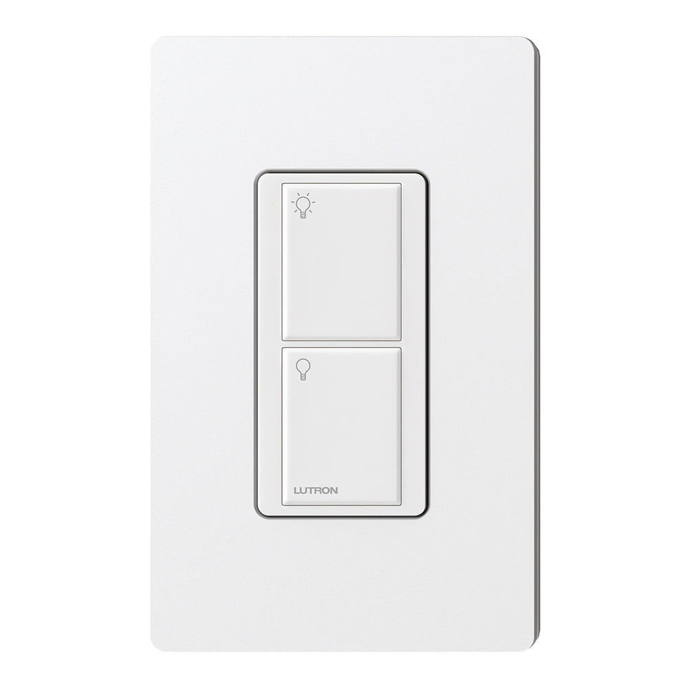 Lutron Pico Wired Control, 2-Button, 20V (Light Icons) | PX-2B-XX-I01