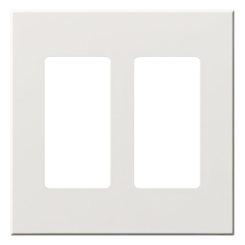 Lutron Vareo 2-Gang Architectural Wall Plate For 2 Accessories | VWP-2R