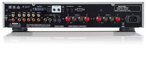 Rotel A12 MKII Integrated Amplifier – DAC, USB, aptX Bluetooth, MM Phono | A12MK2
