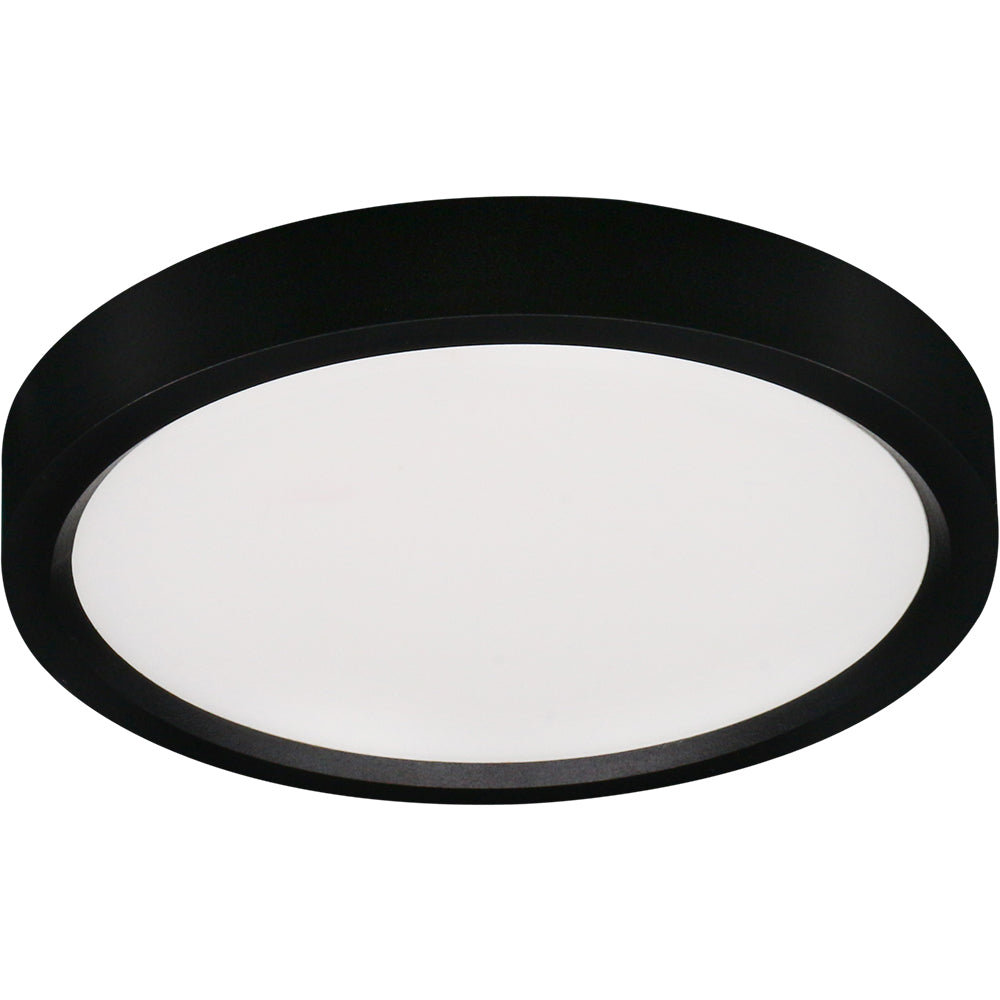 Lotus 12" Round Edgelit Disk Light - 22W 1650lm 5CCT Field Selectable IC Rated Wet Location | ADS12R9-5CCT