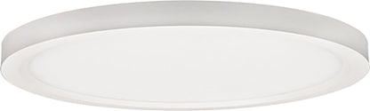 Lotus 12" Round Surface Mount Edgelit Disk LED 22W | ADS12R9-3K-WH