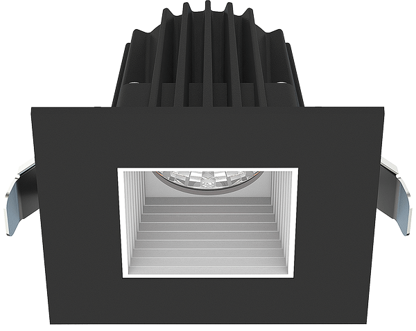 Lotus EOL - 2" Recessed Economy LED Round and Square 8W 3CCT | JXL-COB02-S08W-CCT-2SR-SM-WH