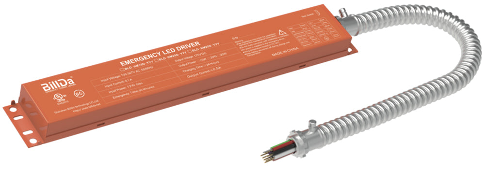 Product Display Visual of the SKU: BLD-HM15D-YYY for Marketing of theLotus Emergency Driver 15W | BLD-HM15D-YYY