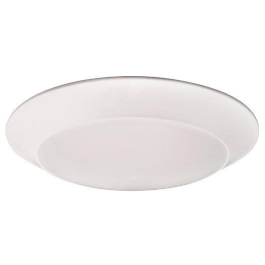 Product Display Visual of the SKU: CSC3017-LED-15W-3K-WH for Marketing of theLotus 6" Round Surface Mount Backlit LED Disk 15W 3000K | CSC3017-LED-15W-3K-WH