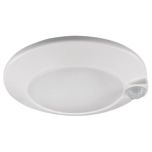 Product Display Visual of the SKU: CSC3025-3K-WH for Marketing of theLotus 6" LED Closet Light with Motion Sensor | CSC3025