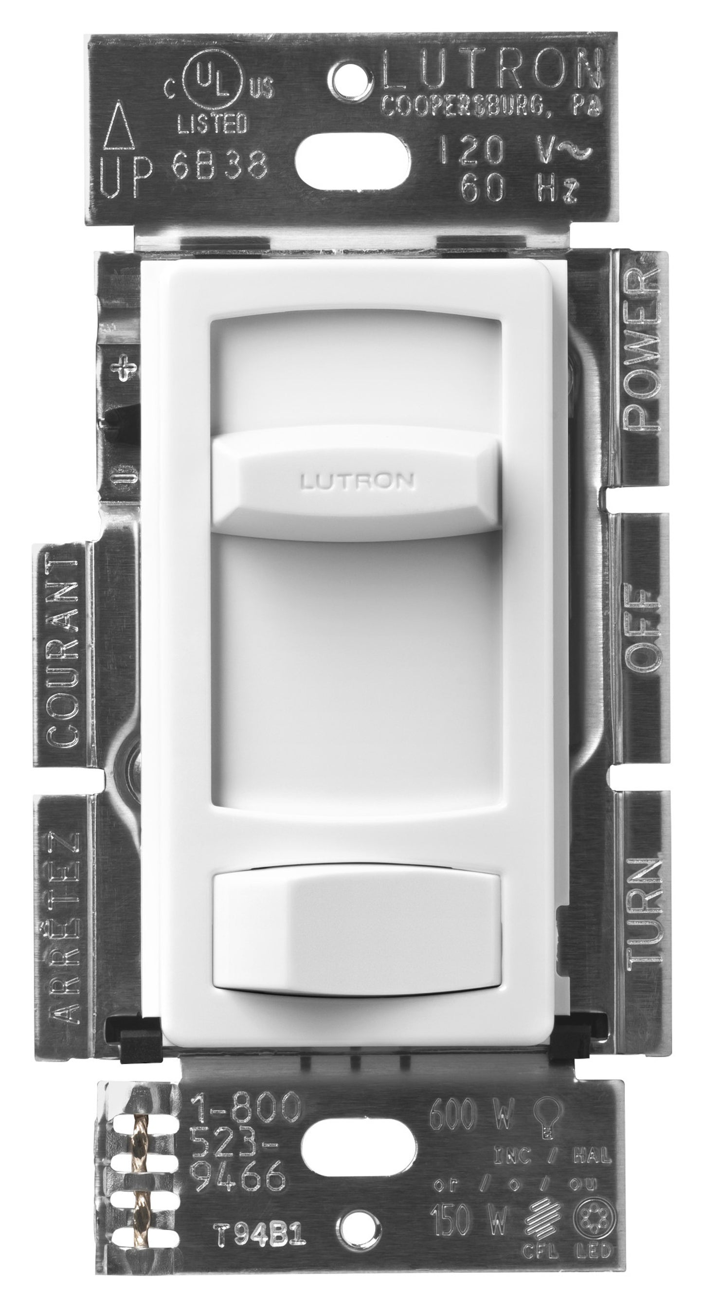 Lutron Skylark Contour Dimmer Control | Single Pole / 3-Way | CTCL-153P