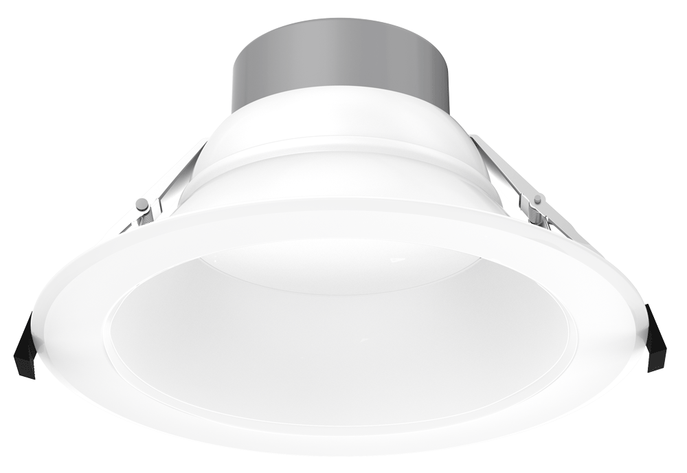Product Display Visual of the SKU: DL254-10-40W-M-A5C5-HO for Marketing of theLotus 10" Commercial LED Downlight 22-40W Power Selectable 5CCT Color Tunable 120-347V | DL254-10-40W-M-A5C5-HO