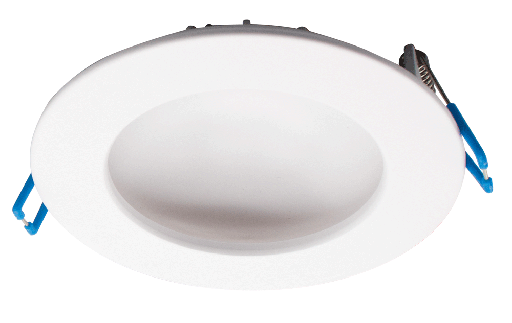 Product Display Visual of the SKU: DS-LED-4-S12W-5CCT-WH for Marketing of theLotus 4" Round Indirect Slim Recessed LED 12W | DS-LED-4-S12W
