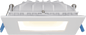 Product Display Visual of the SKU: DS-LED-4-S12W-5CCT-WH-SQ for Marketing of theLotus 4" Square Indirect Slim Recessed LED | DS-LED-4-S12W-5CCT-WH-SQ